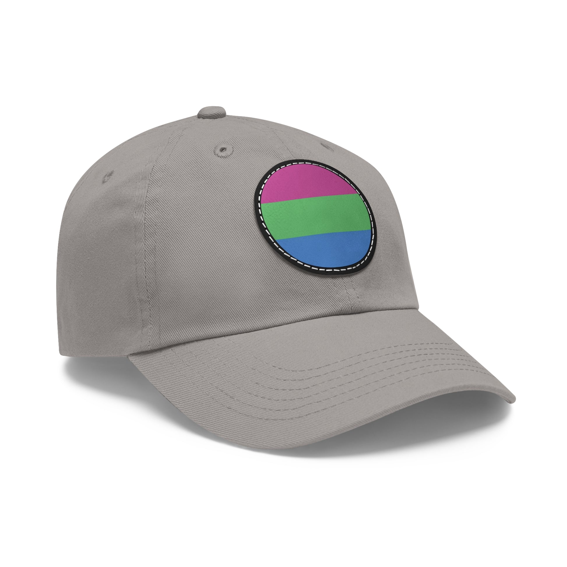 Polysexual Poly Pride Hat with Round Patch 8802978480193278432_2048