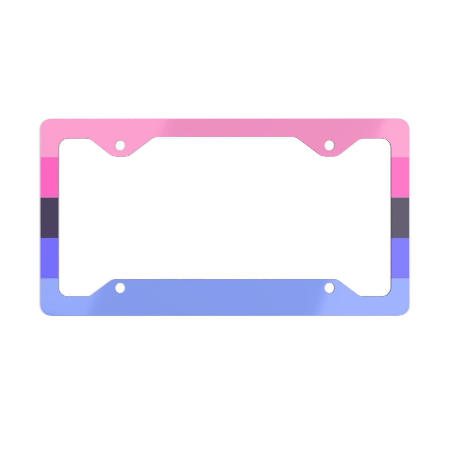 Omnisexual Pride Metal Pride Flag License Plate Frame 12.3" x 6.5" Glossy Omnisexual 8883160881369639421_2048