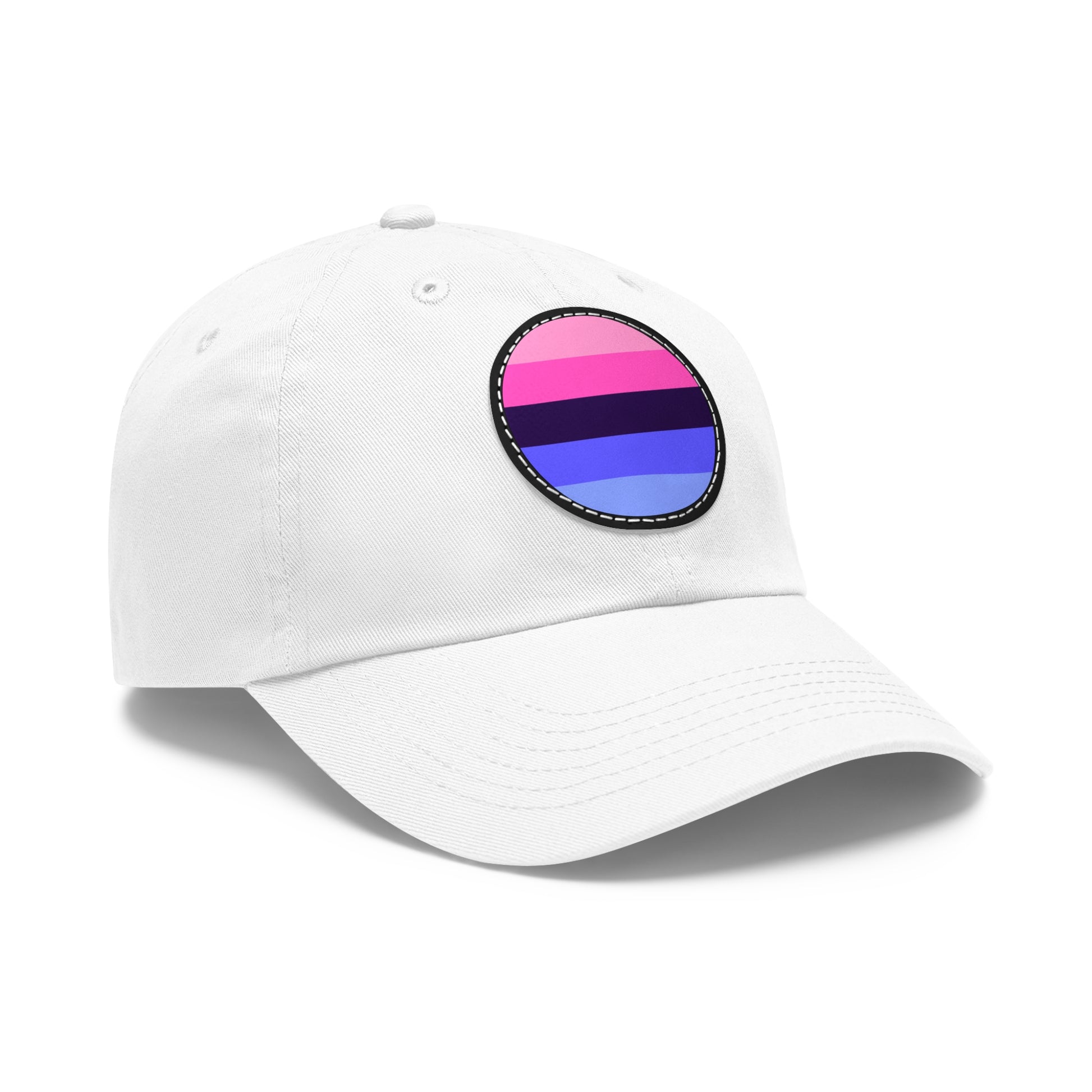 Omnisexual Pride Hat with Round Patch 9737867879133225133_2048