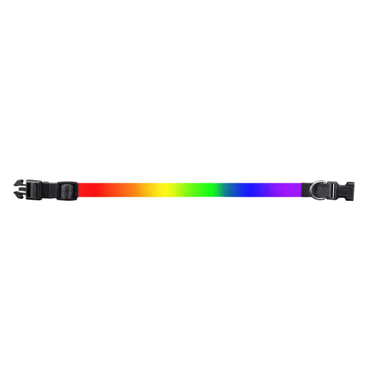 LGBTQ Pride Pet Collar in Ombre Rainbow Small Pride 9e5a8a22963b1757b2ab8153702fffba