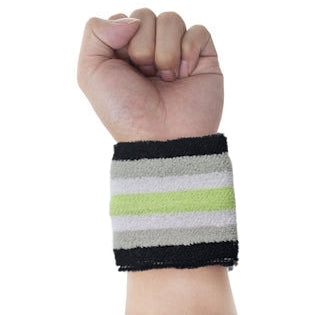 Agender Pride Sweat Wristband Agender Agender-pride-Wristband