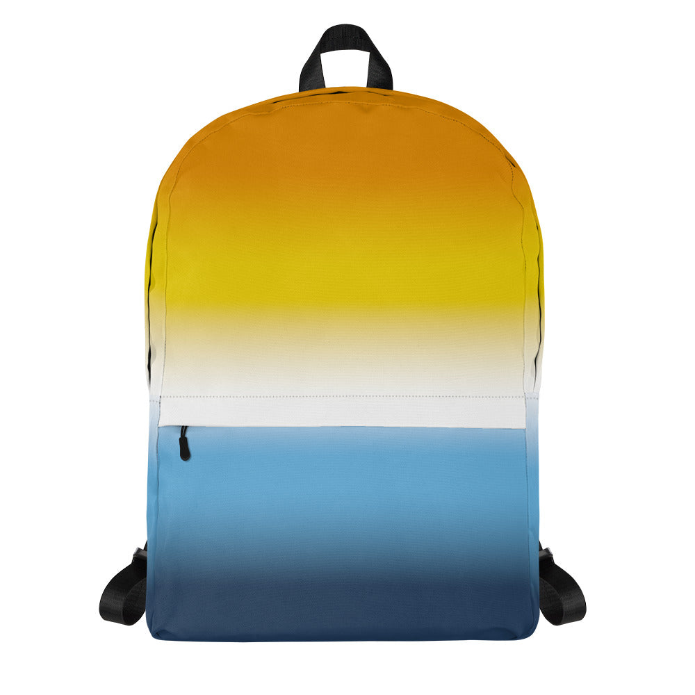 Aroace Pride Backpack with Laptop Compartment Aroace Aroace-Pride-Backpack-Ombre-front