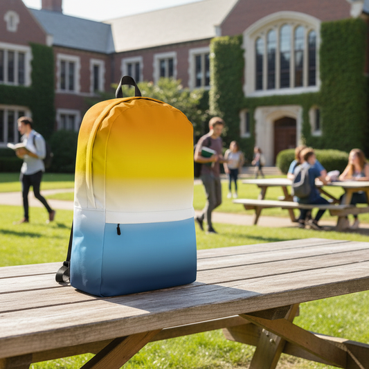 Aroace Pride Backpack with Laptop Compartment Aroace-Pride-Backpack-Ombre-right