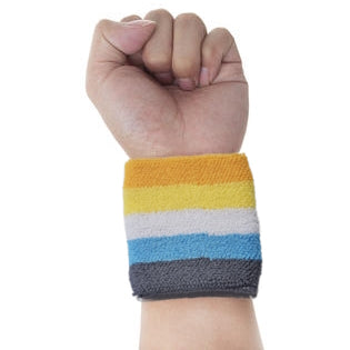 Aroace Pride Sweat Wristband Aroace Aroace-pride-Wristband