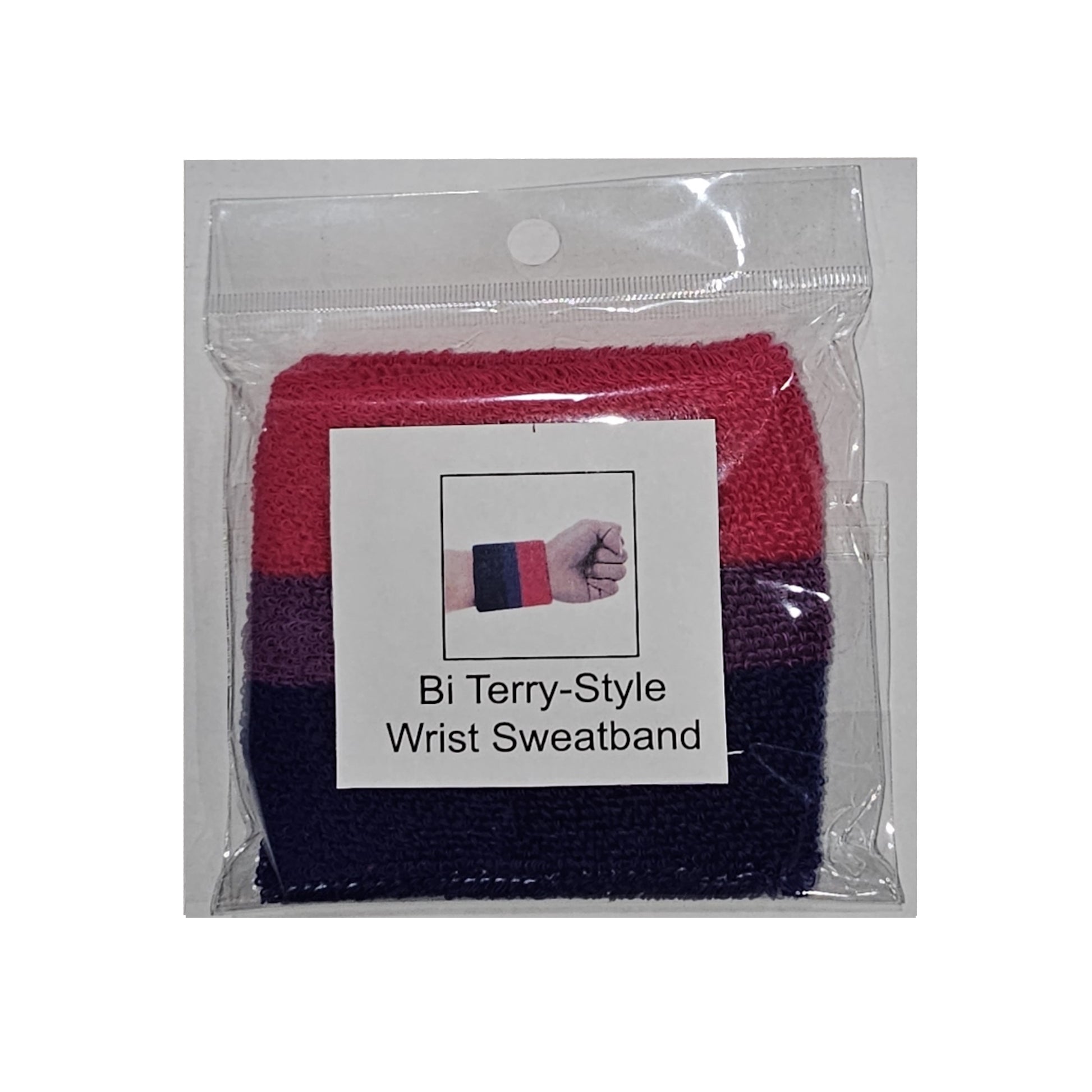 Bisexual Bi Pride Sweat Wristband Bisexual-bi-pride-Sweat-Wristband