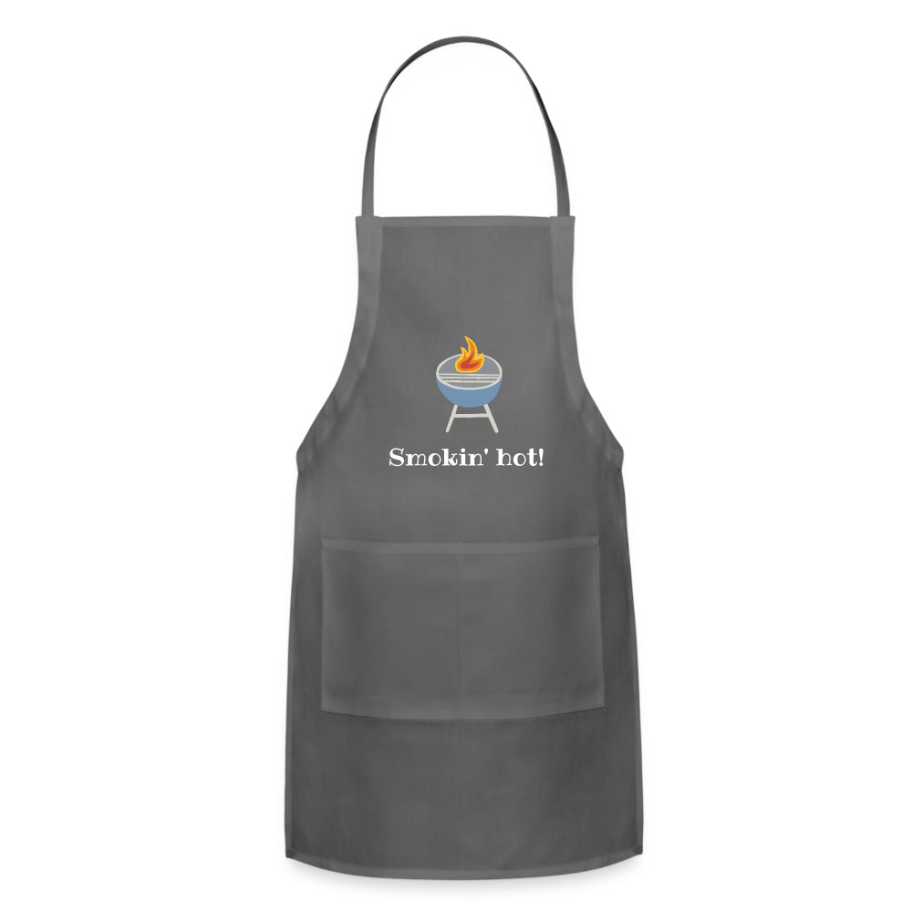 Smokin' Hot Apron Charcoal Charcoal