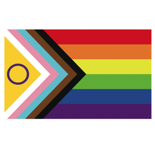 LGBTQ Intersex Inclusive Progress Pride Flag 3x5 Pride 3x5 Intersex-Inclusive-progress-pride-Flag