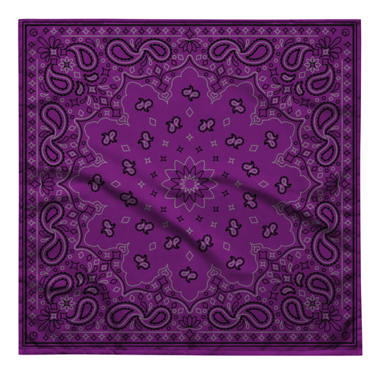 LGBTQ Bandana in Purple L LGBTQ-pride-bandana-purple-front