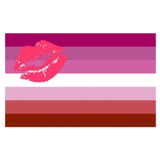 Lesbian Pride Flag 3x5 - Lipstick Lesbian Lesbian 3x5 Lipstick-Lesbian-Pride-Flag