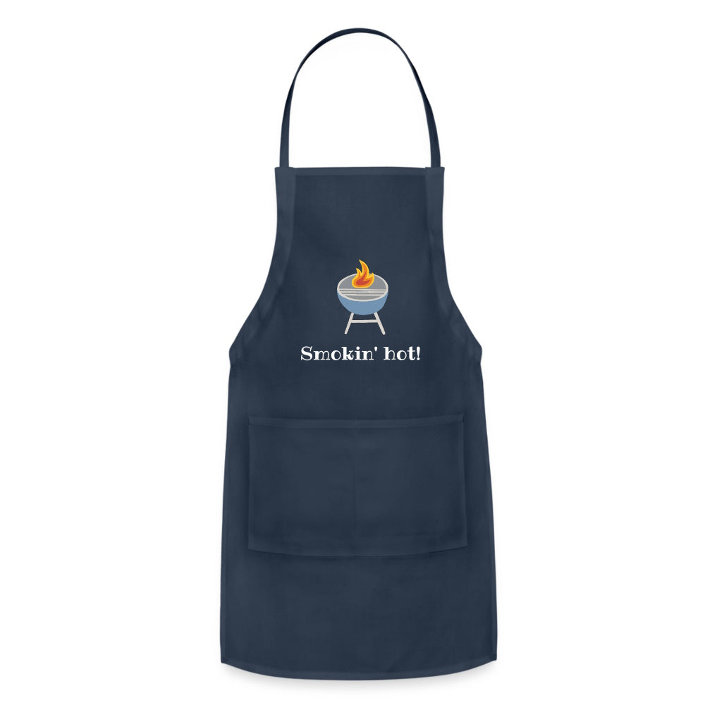 Smokin' Hot Apron Navy Navy