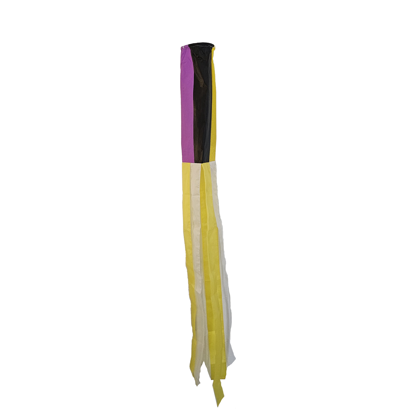 Nonbinary Enby Pride Windsock - 60 inch 60 inch Nonbinary Nonbinary-enby-pride-windsock