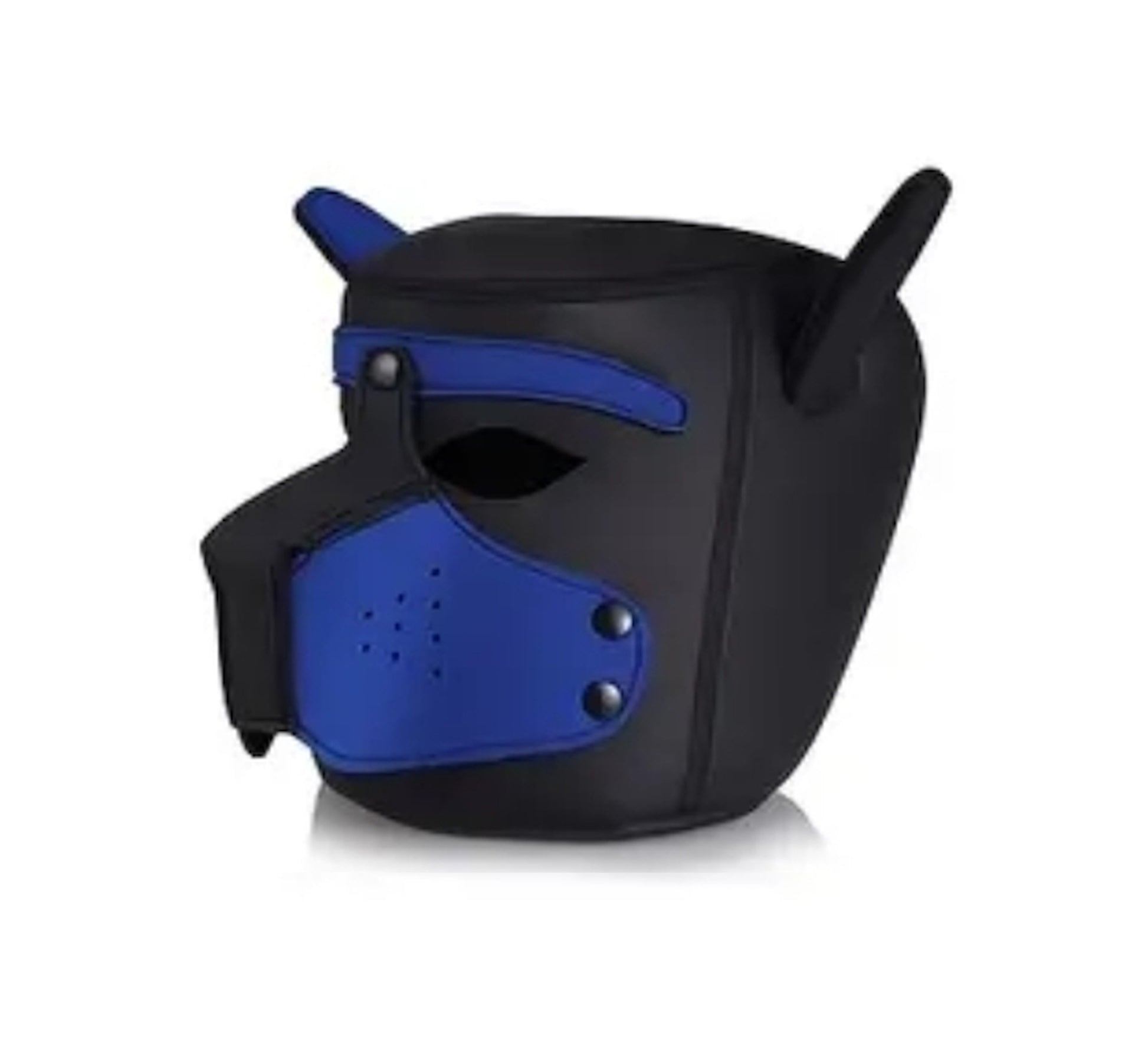 Puppy Play Hood Neoprene - Asst Colors Available Black and Blue One Size Puppy-Play-Hood-in-Black-and-Blue