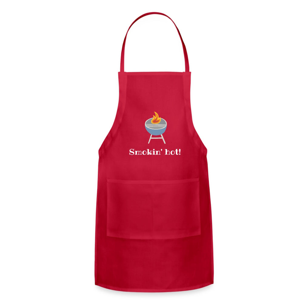 Smokin' Hot Apron Red Red