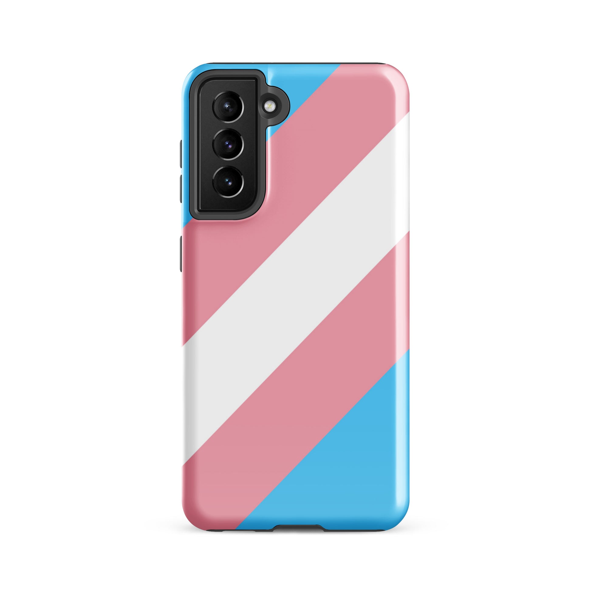 Transgender Trans Pride Tough Cell Phone Case for Samsung Galaxy Samsung Galaxy S21 FE Transgender Transgender-Trans-Pride-Tough-Cell-Phone-Case-for-Samsung-Galaxy-s21-fe-front