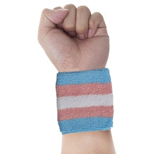 Transgender Trans Pride Sweat Wristband Transgender-Trans-pride-Wristband