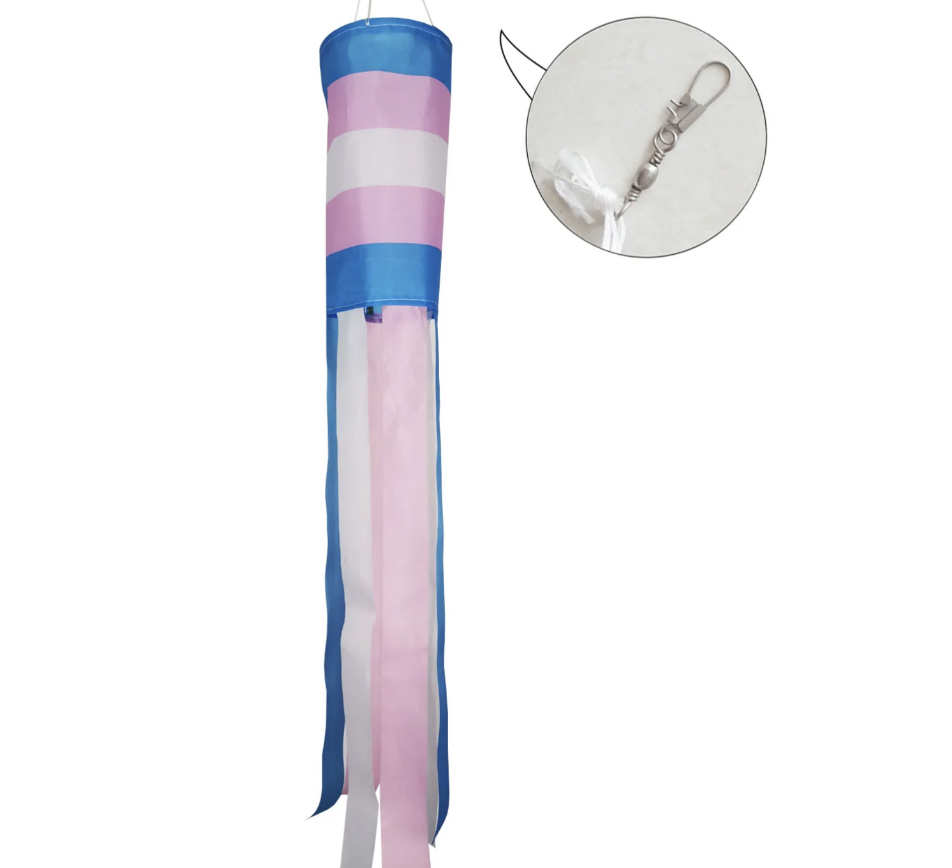 Transgender Trans Pride Windsock - 60 inch 60 in Transgender Transgender-trans-pride-windsock