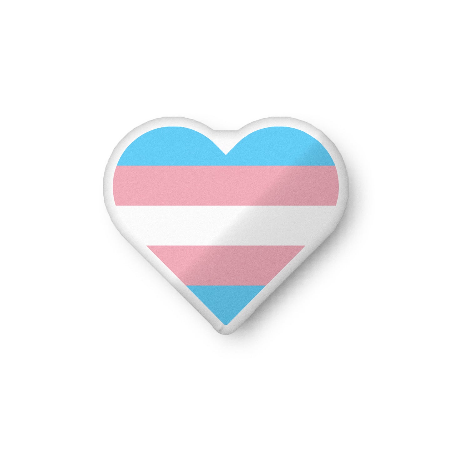 Transgender Trans Heart Shaped Pillow 16″×16″ Transgender Transgender_Trans_Heart_Shaped_Pillow16x16_front