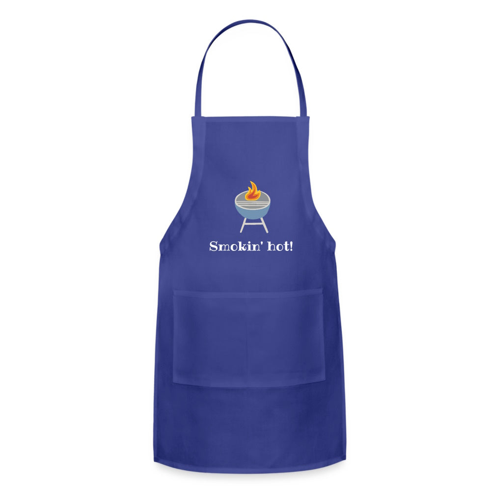 Smokin' Hot Apron Royal blue True