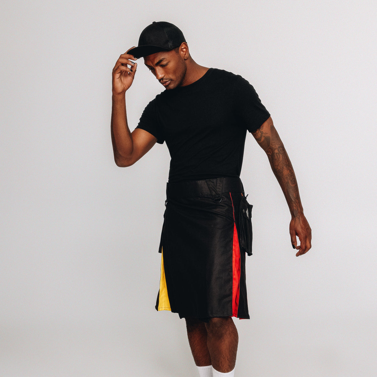 Versatta - LGBTQ+ Rainbow Pride Hybrid Cargo Kilt - 23"