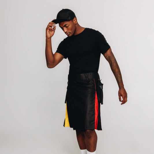 Versatta - LGBTQ+ Rainbow Pride Hybrid Cargo Kilt - 23"