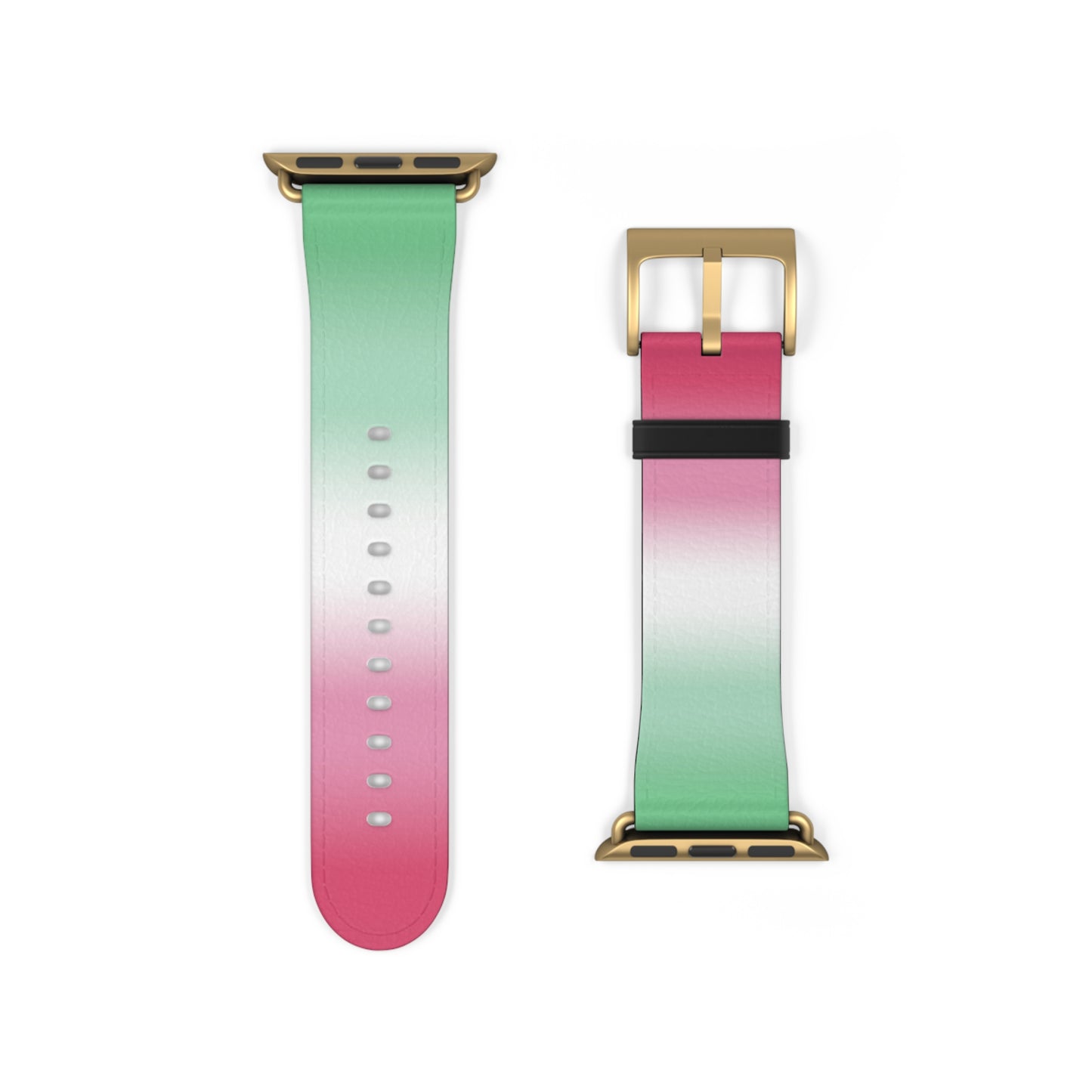 Abrosexual Pride Apple Watch Band Strap In Ombre 38 - 41 mm Gold Matte