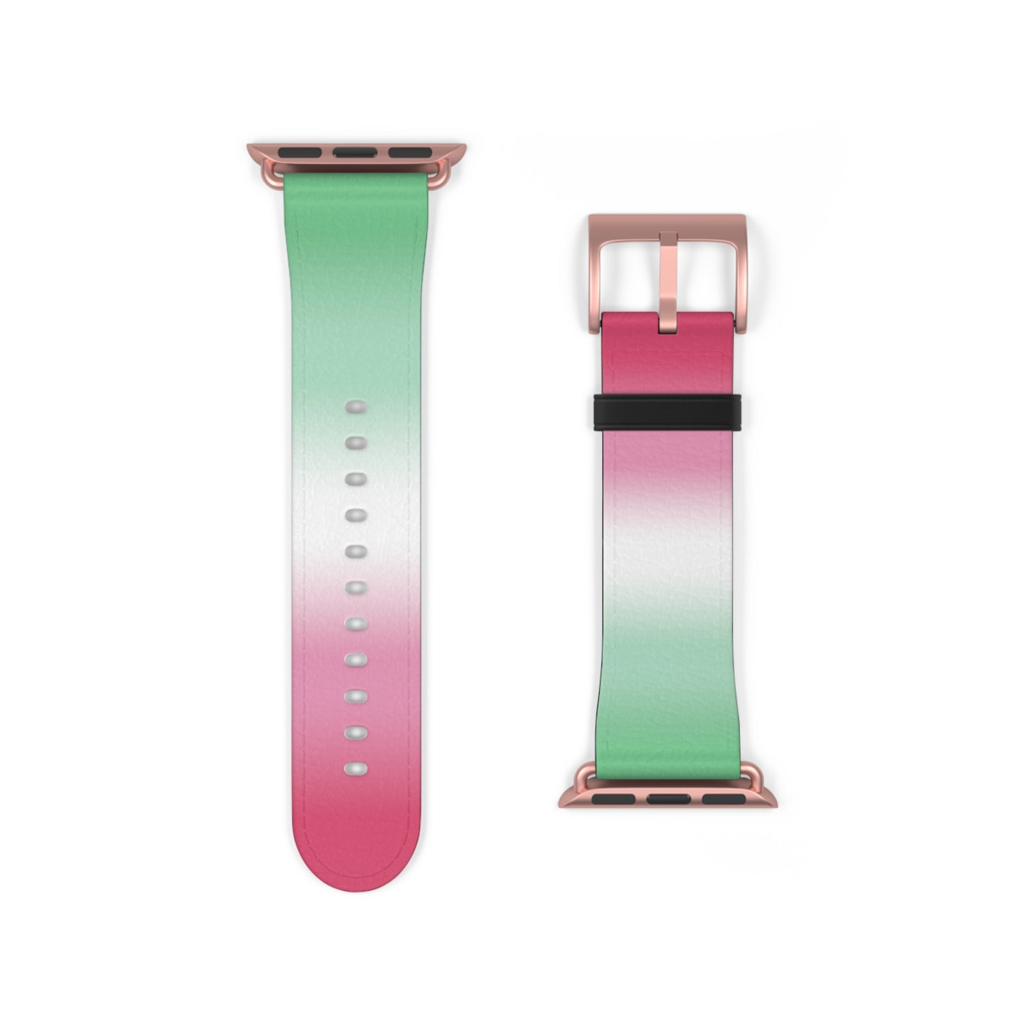 Abrosexual Pride Apple Watch Band Strap In Ombre 38 - 41 mm Rose Gold Matte