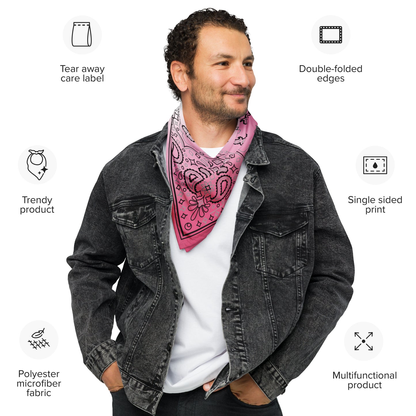 Abrosexual Pride Paisley Bandana Hanky Code abrosexual-pride-bandana-details-2