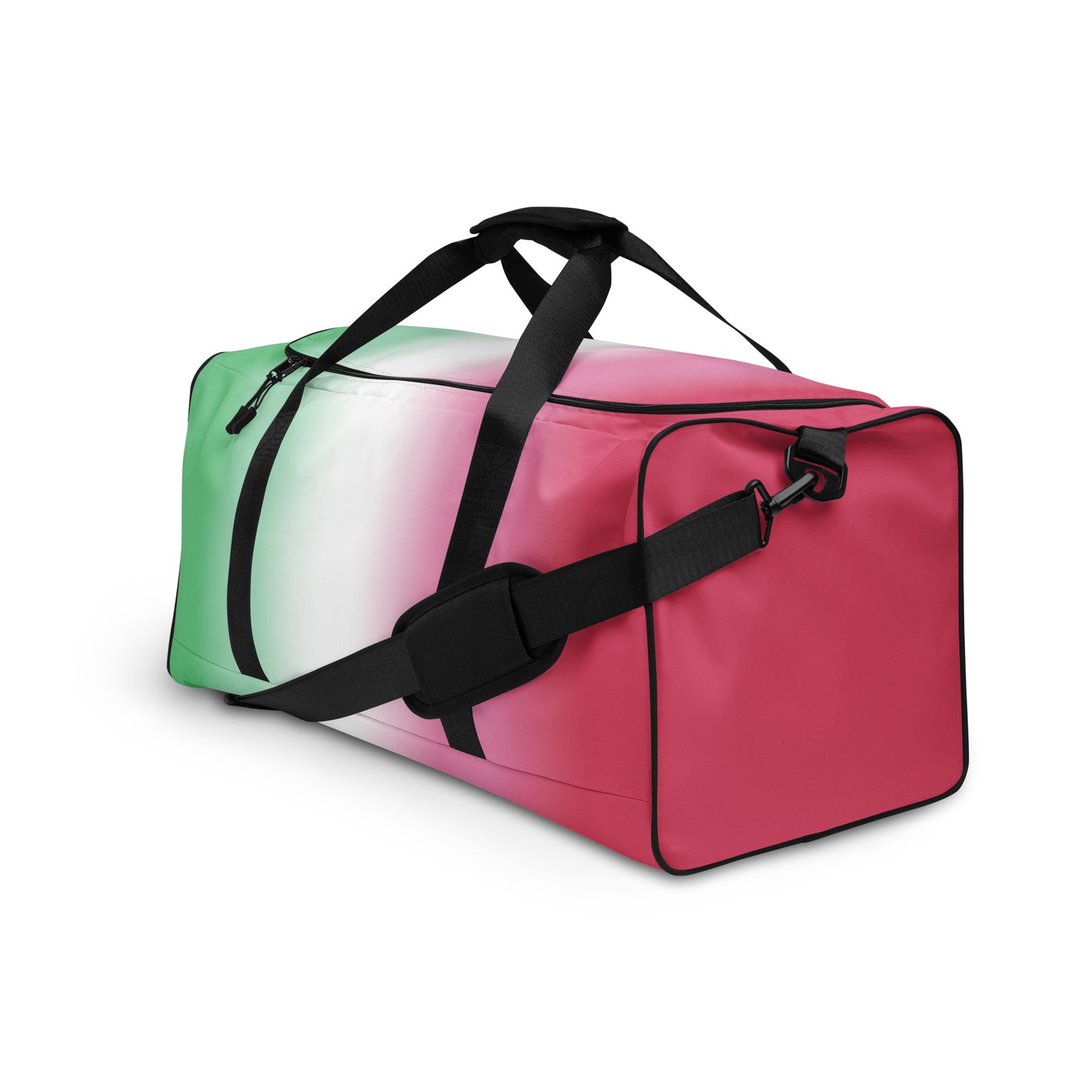 Abrosexual Pride Weekender Duffle Bag in Ombre abrosexual-pride-weekender-duffel-bag-in-ombre-left-front