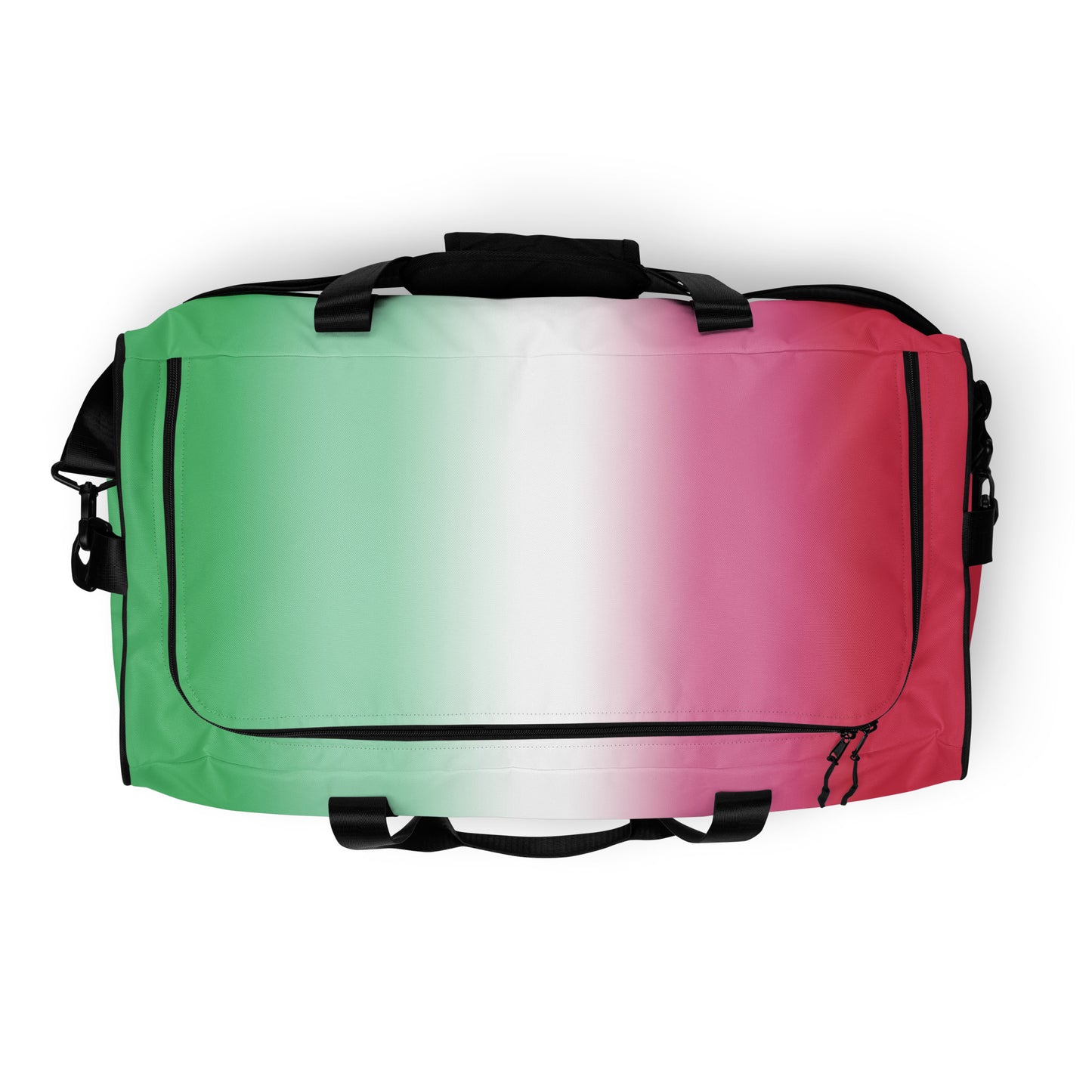 Abrosexual Pride Weekender Duffle Bag in Ombre abrosexual-pride-weekender-duffel-bag-in-ombre-top