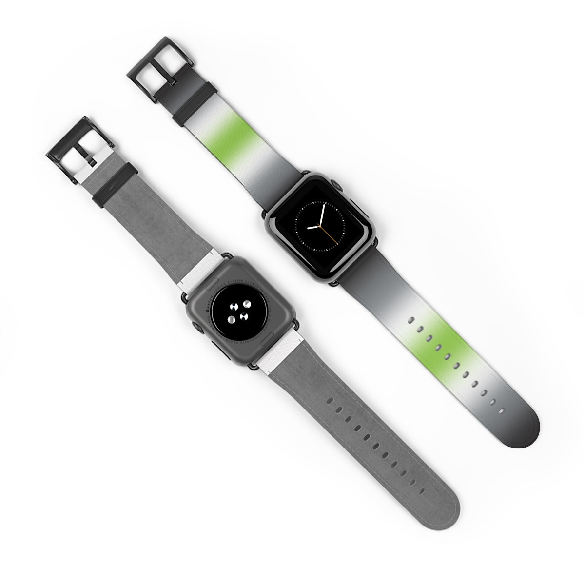 Agender Pride Apple Watch Band Strap In Ombre front and back