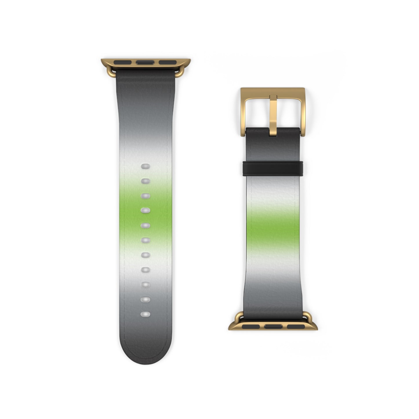 Agender Pride Apple Watch Band Strap In Ombre 38 - 41 mm Gold Matte Watch Bands