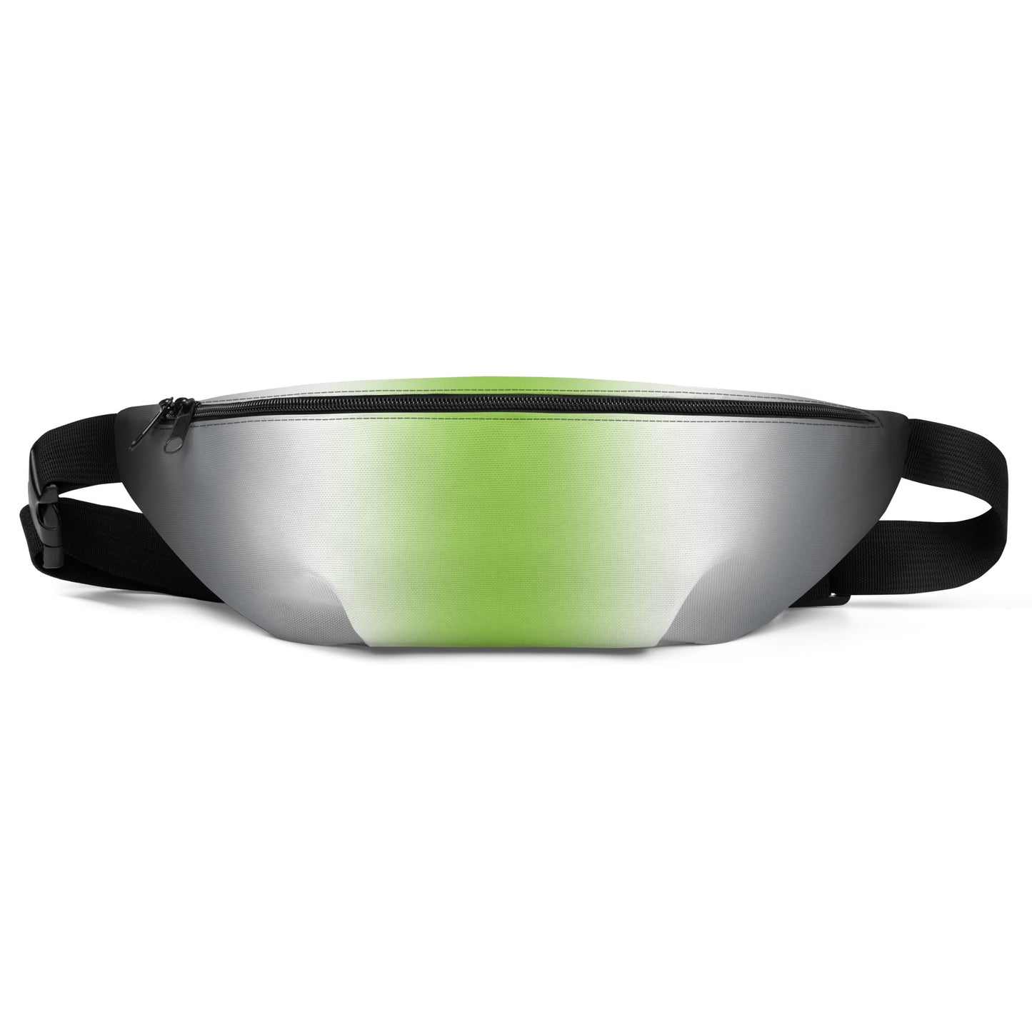 Agender Pride Crossbody Fanny Pack in Ombre Agender agender-pride-crossbody-fanny-pack-in-ombre-front Fanny Pack
