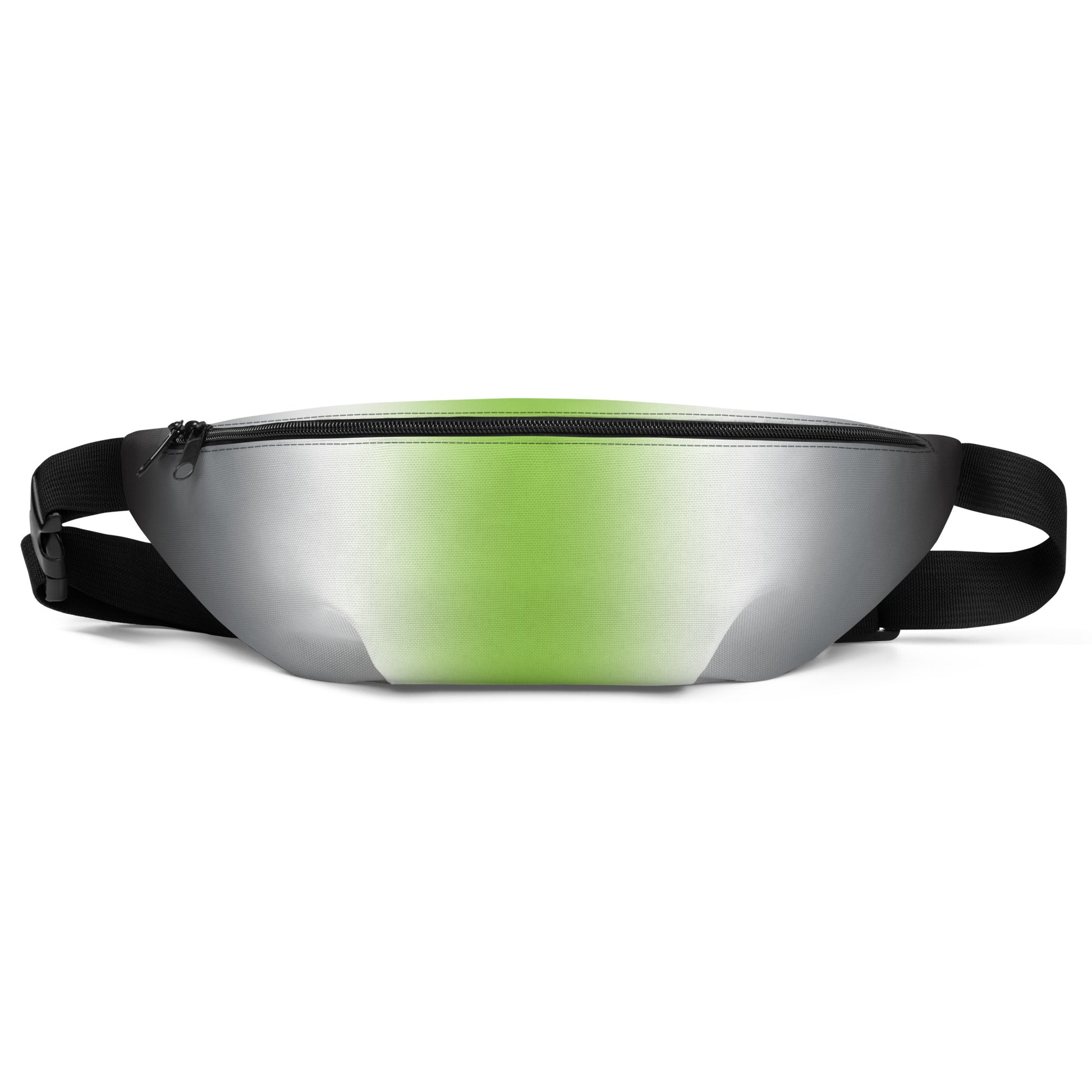 Agender Pride Crossbody Fanny Pack in Ombre Agender agender-pride-crossbody-fanny-pack-in-ombre-front Fanny Pack