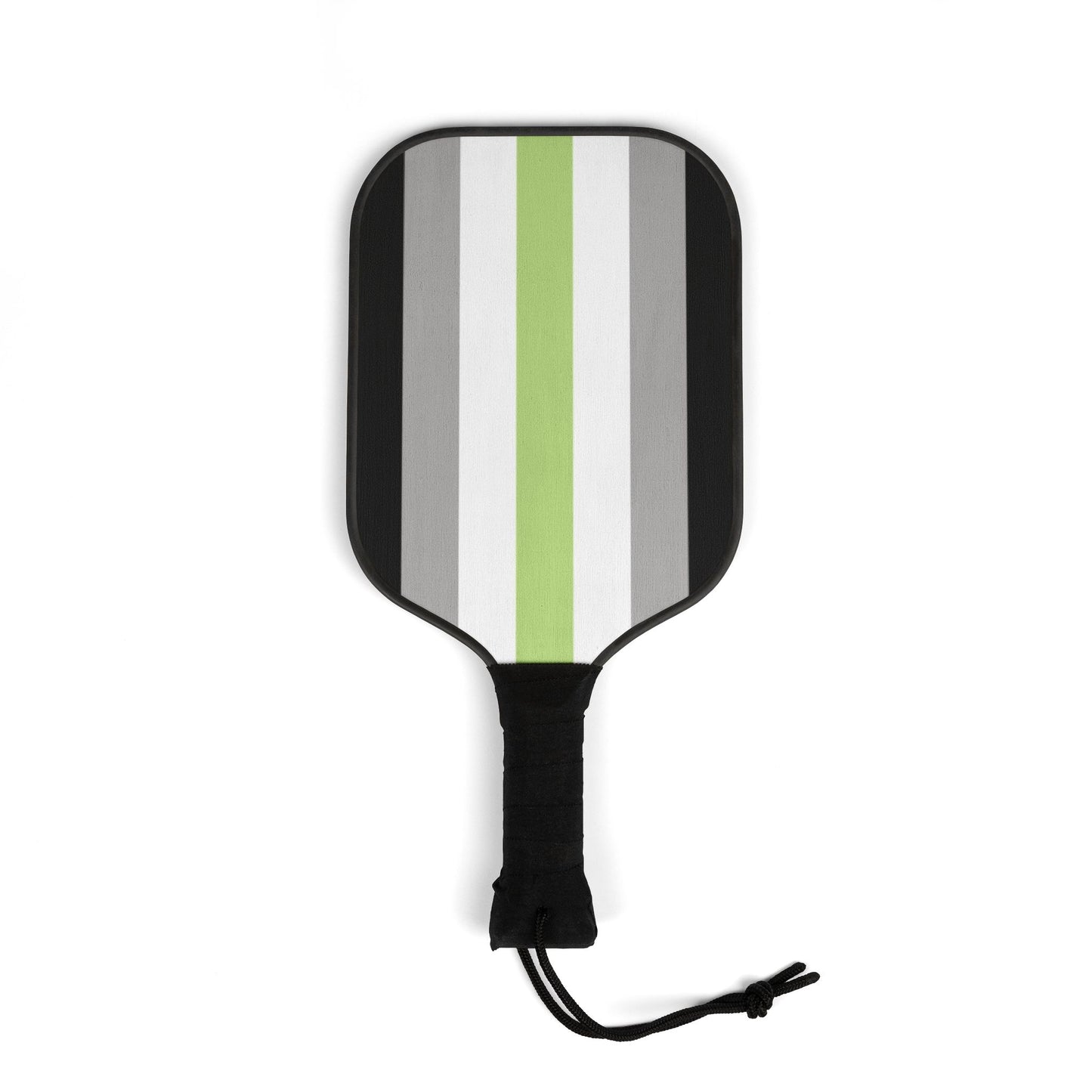 Agender Pride Pickleball Paddle Set with Balls agender-pride-pickleball-paddle-set-with-balls-single-paddle