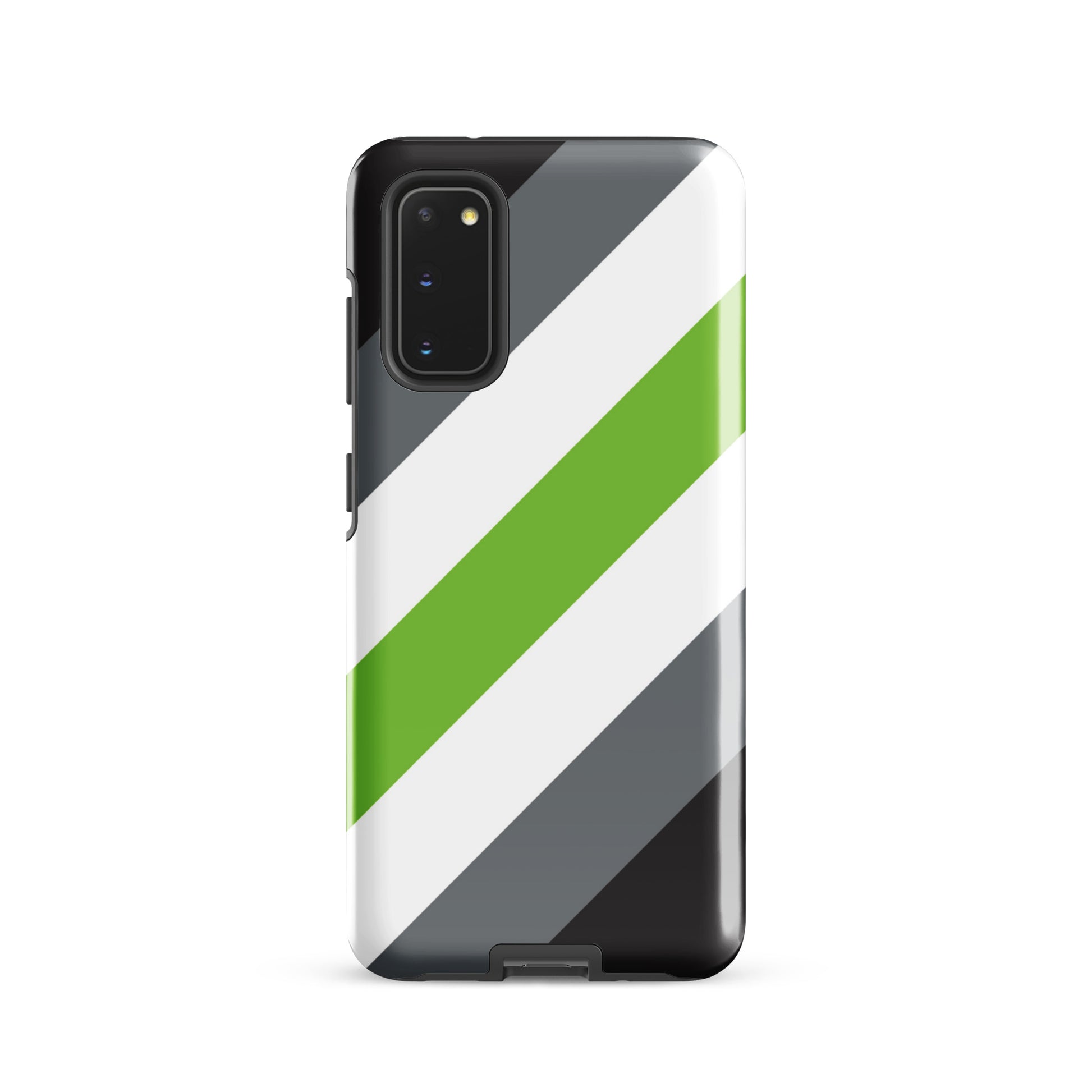 Agender Pride Tough Phone Case for Samsung Galaxy Samsung Galaxy S20 Agender agender-pride-tough-cell-phone-case-for-samsung-galaxy-s20-front