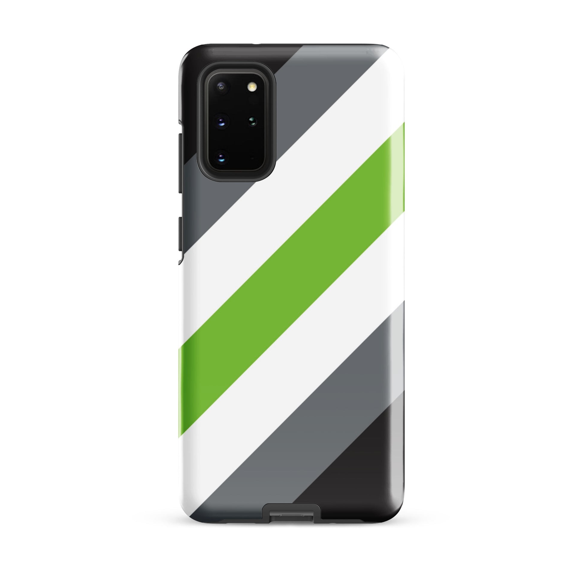 Agender Pride Tough Phone Case for Samsung Galaxy Samsung Galaxy S20 Plus Agender agender-pride-tough-cell-phone-case-for-samsung-galaxy-s20-plus-front