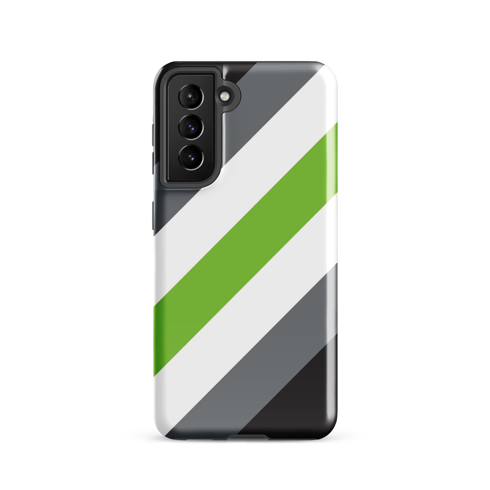 Agender Pride Tough Phone Case for Samsung Galaxy Samsung Galaxy S21 Agender agender-pride-tough-cell-phone-case-for-samsung-galaxy-s21-front