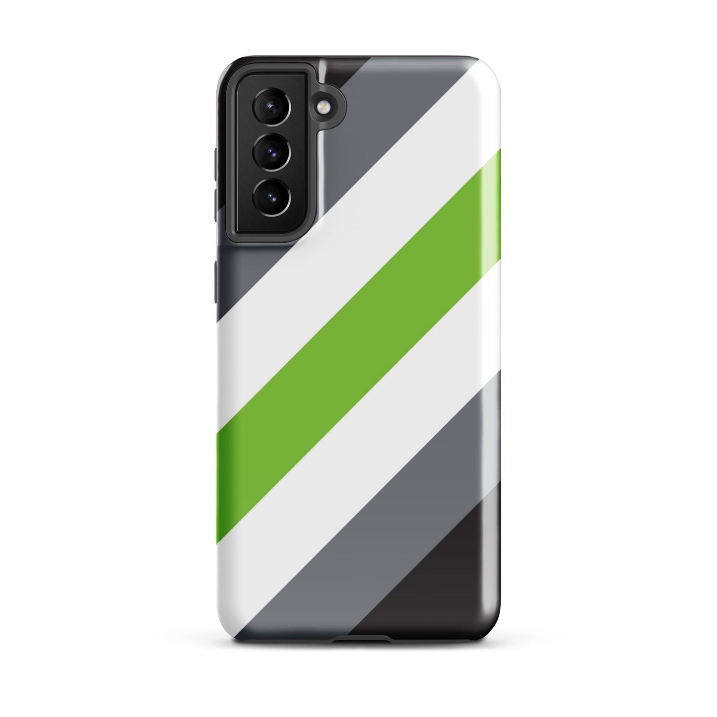 Agender Pride Tough Phone Case for Samsung Galaxy Samsung Galaxy S21 Plus Agender agender-pride-tough-cell-phone-case-for-samsung-galaxy-s21-plus-front