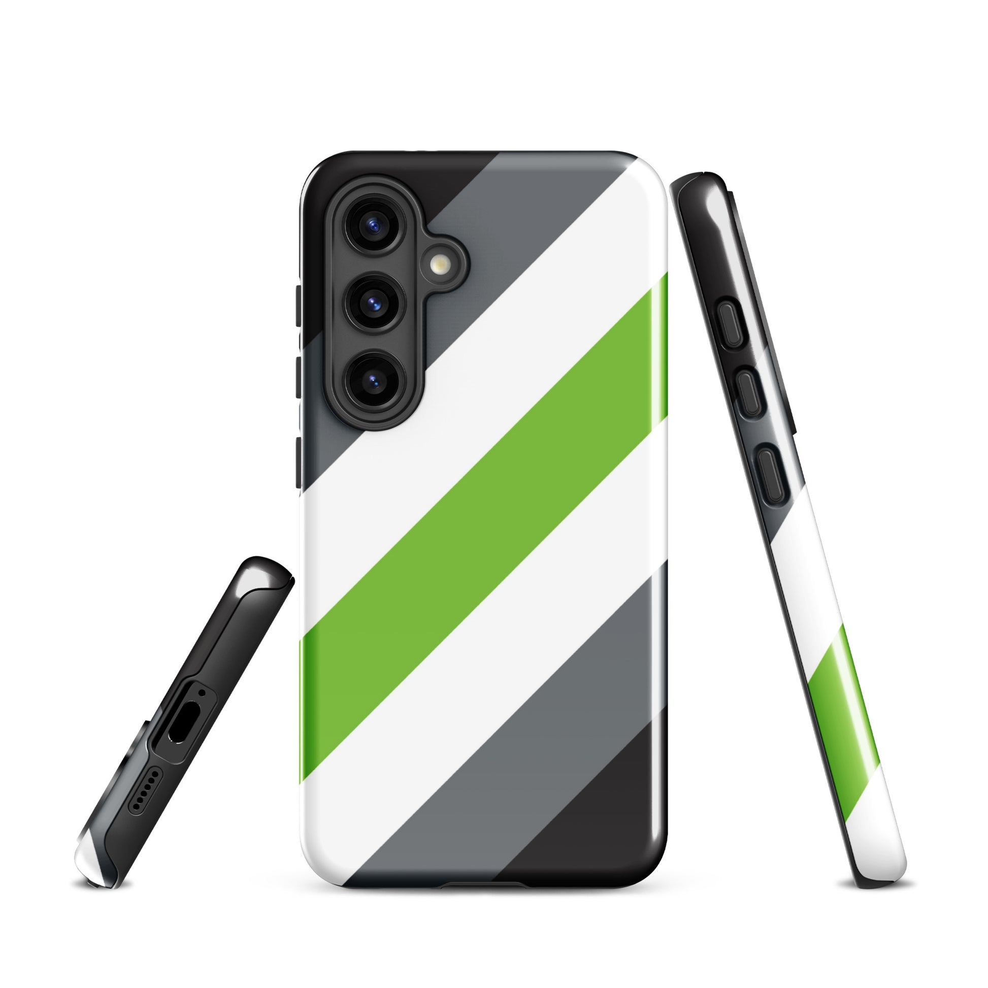 Agender Pride Tough Phone Case for Samsung Galaxy Samsung Galaxy S24 Agender agender-pride-tough-cell-phone-case-for-samsung-galaxy-s24-front