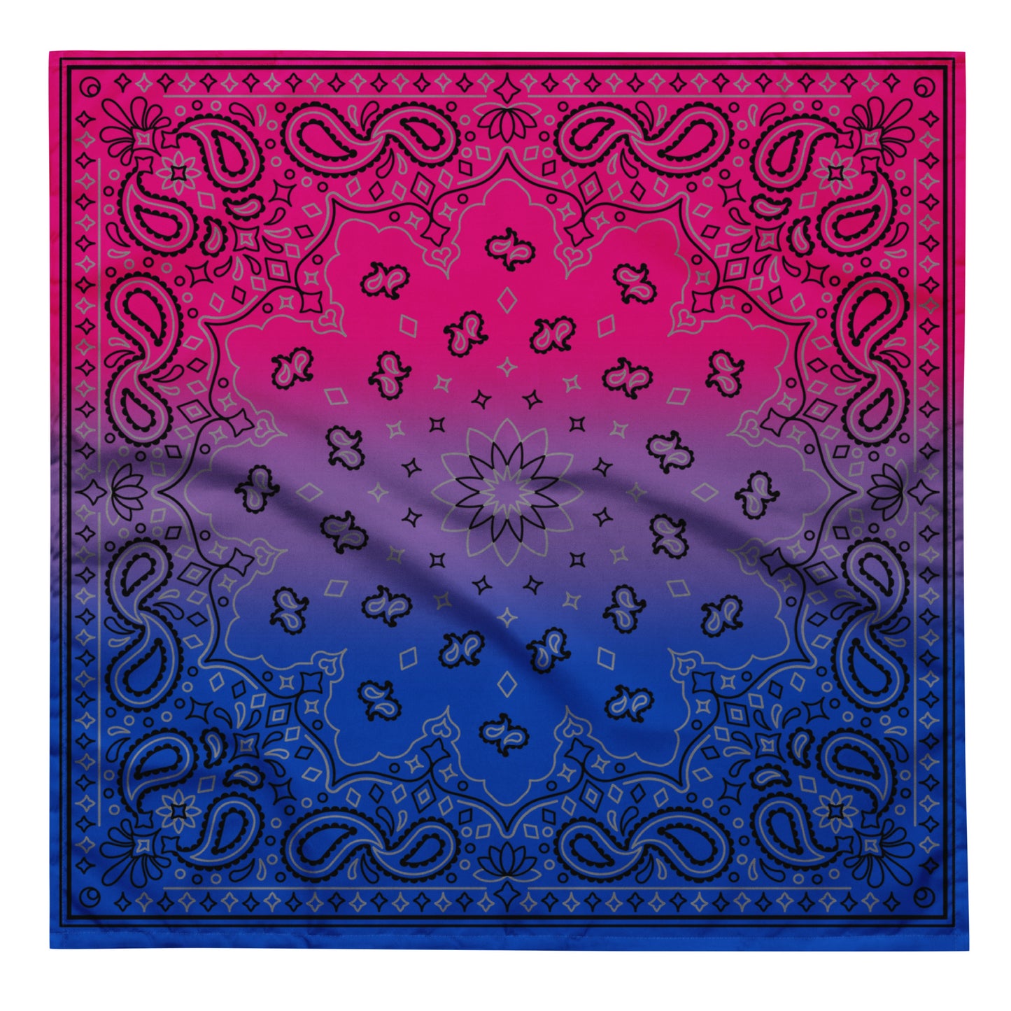 Bisexual Bi Pride Paisley Bandana Hanky Code L Bisexual all-over-print-bandana-white-l-front-654d5b990fa6d