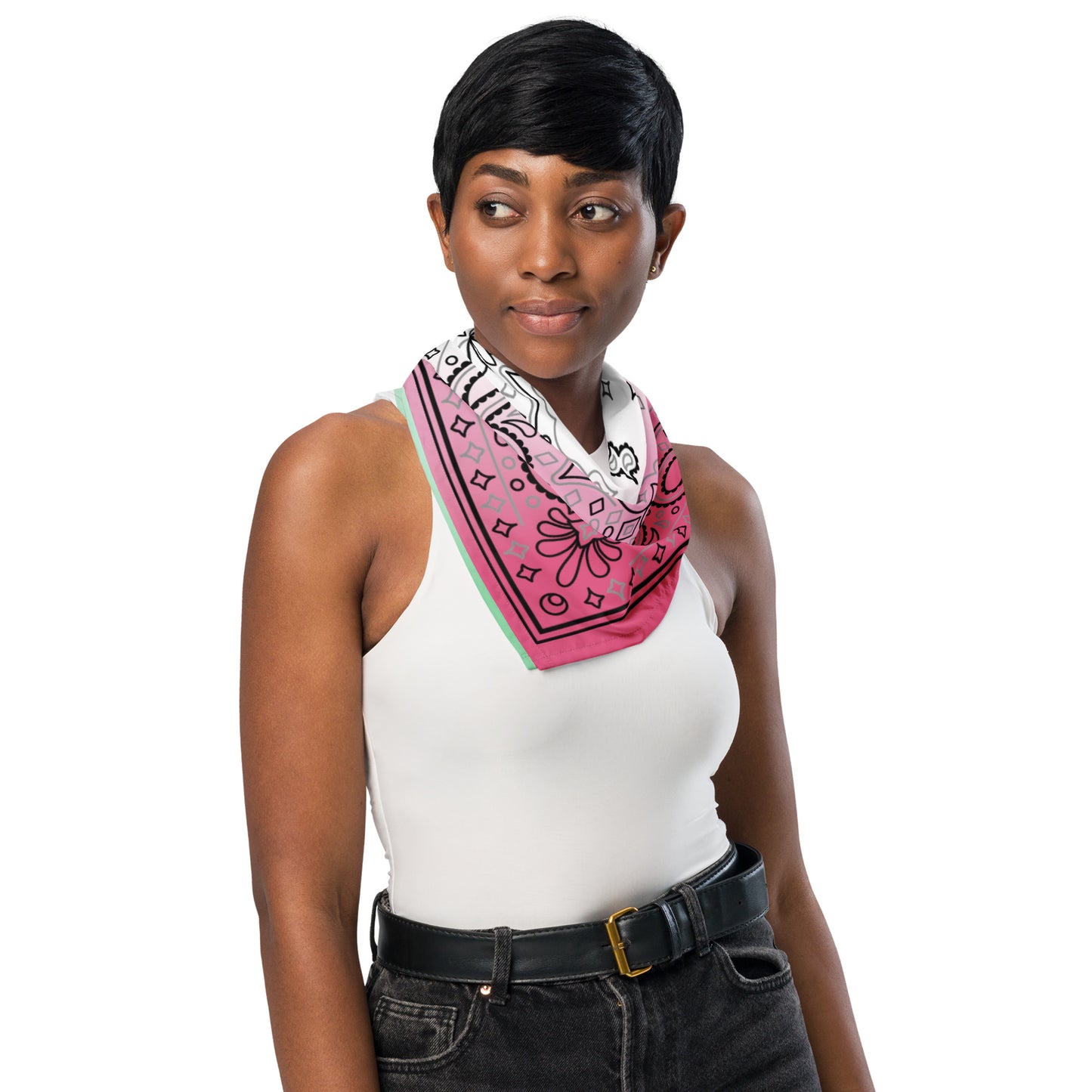 Abrosexual Pride Paisley Bandana Hanky Code all-over-print-bandana-white-l-front-654d5ee5cb4a9