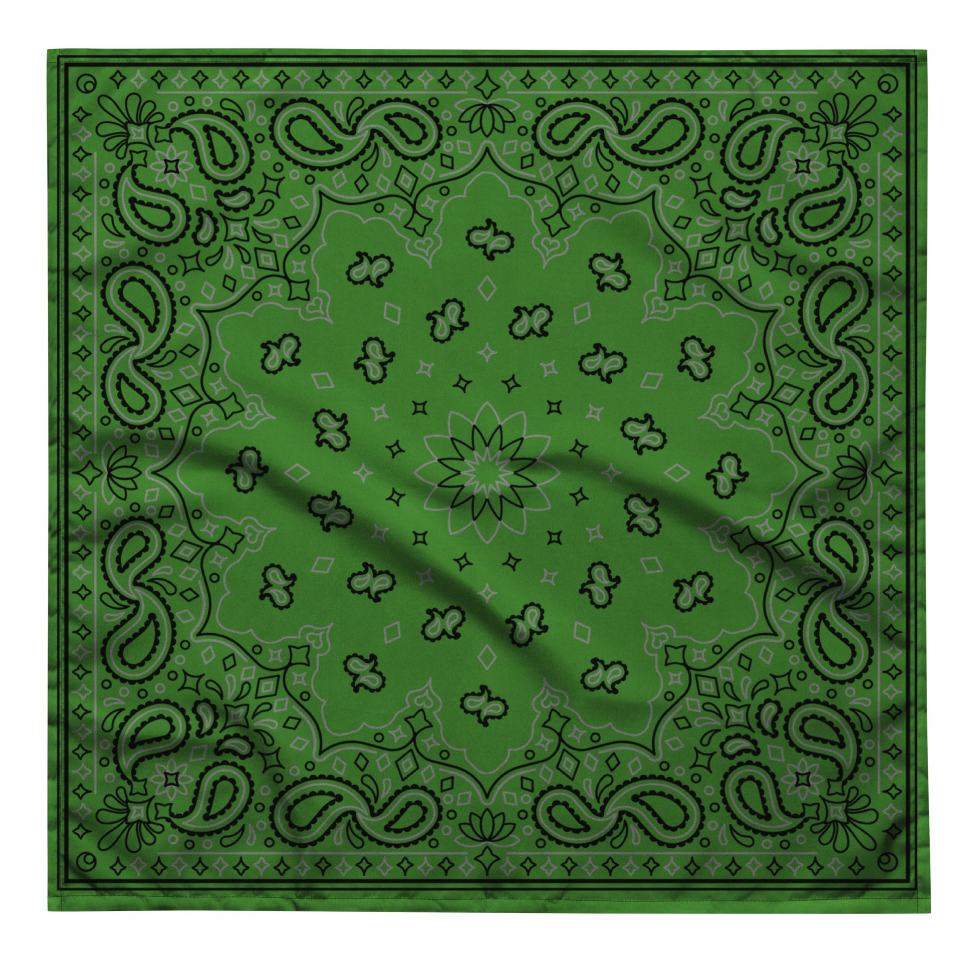 LGBTQ Bandana in Green L all-over-print-bandana-white-l-front-66201121b7537