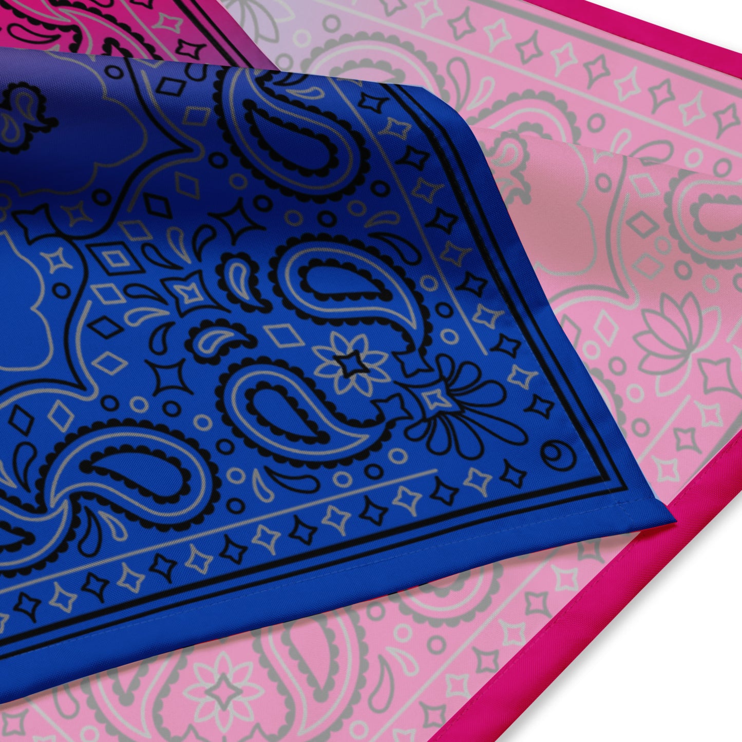 Bisexual Bi Pride Paisley Bandana Hanky Code all-over-print-bandana-white-l-product-details-654d5b9910986