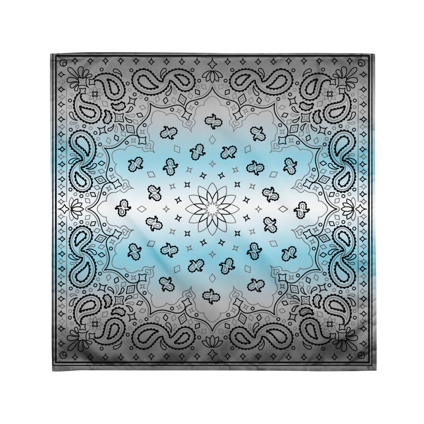 Demiboy Pride Paisley Bandana Hanky Code M Demiboy all-over-print-bandana-white-m-front-654d612c8f985