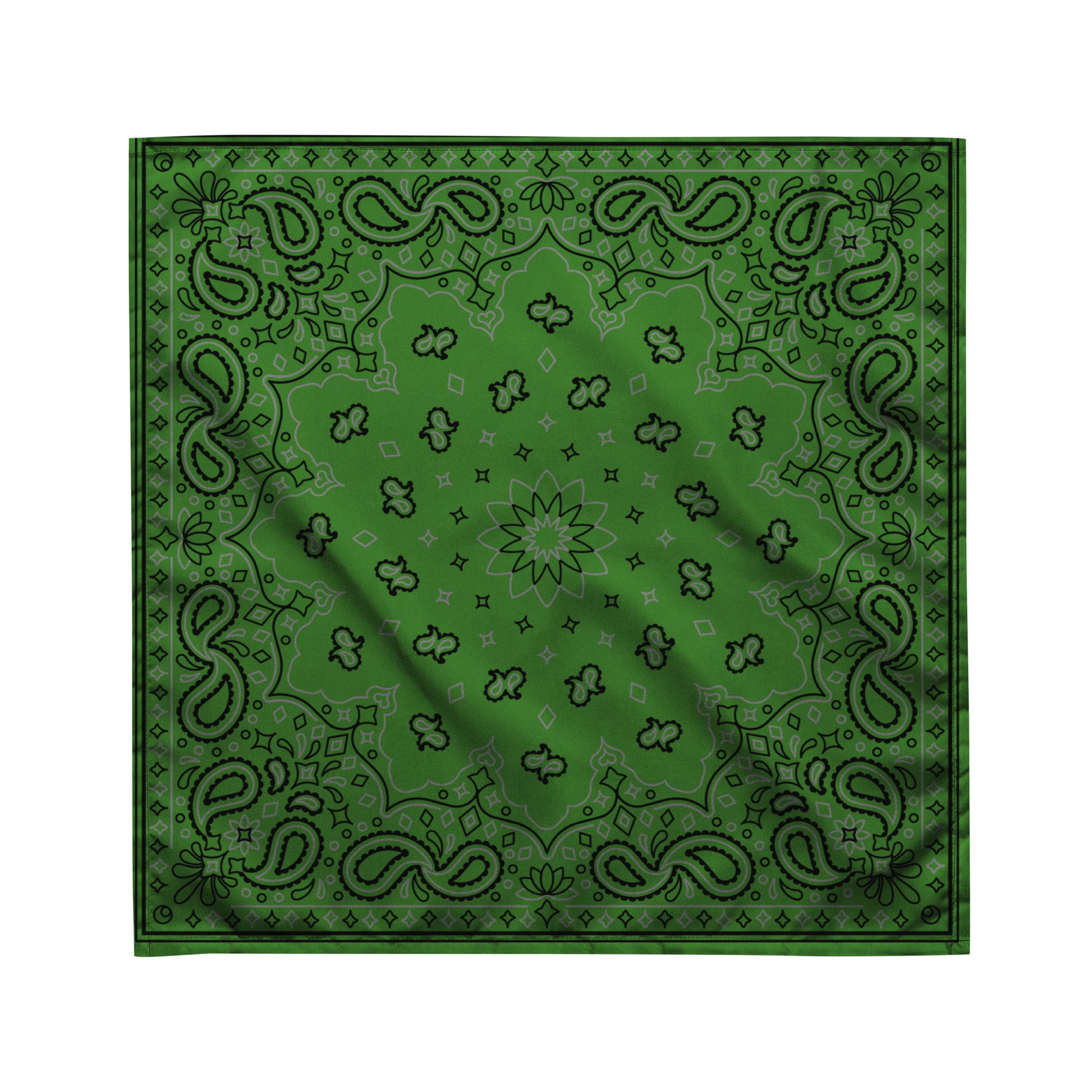 LGBTQ Bandana in Green M all-over-print-bandana-white-m-front-66201121b8776