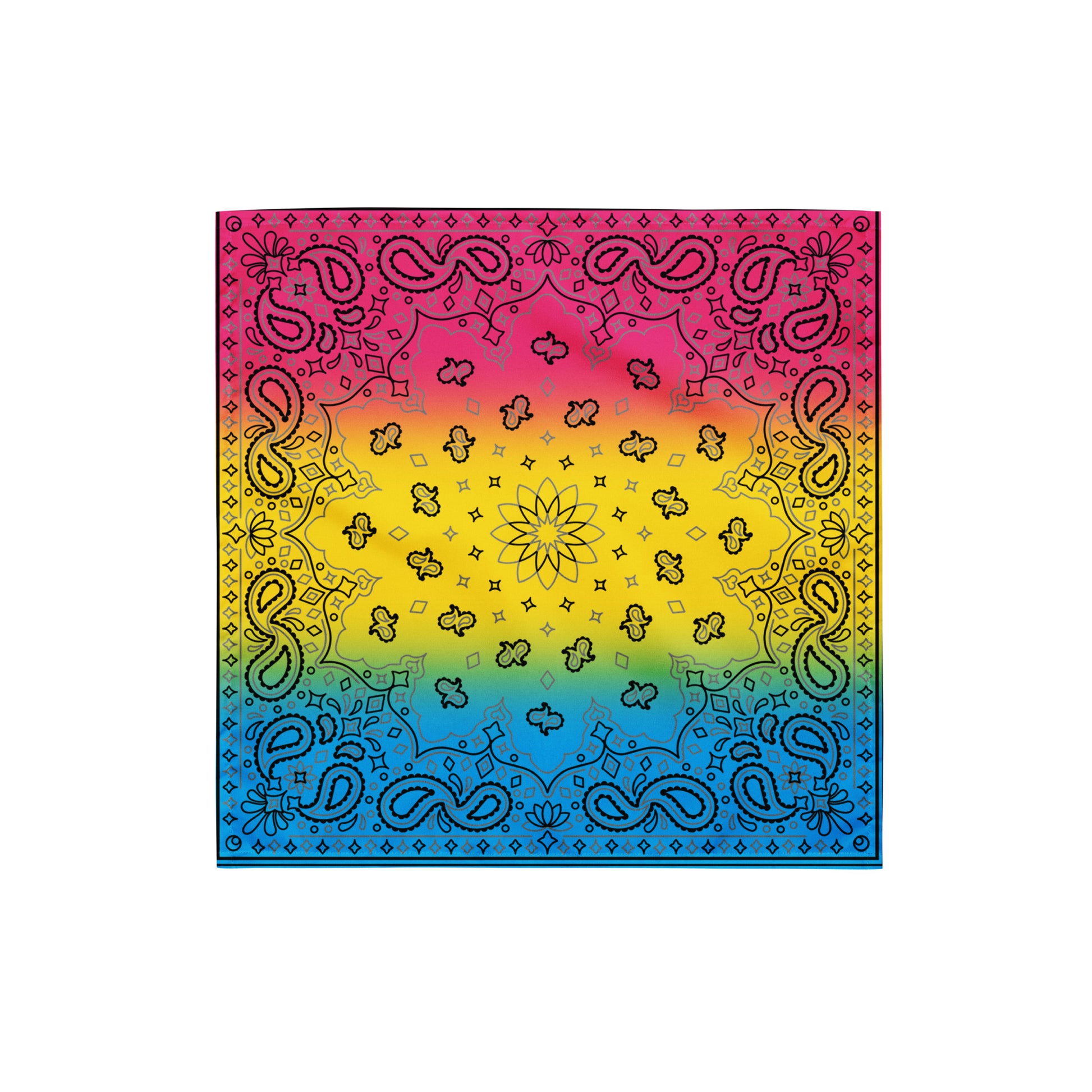 Pansexual Pan Pride Paisley Bandana Hanky Code S Pansexual all-over-print-bandana-white-s-front-654d600e48fba