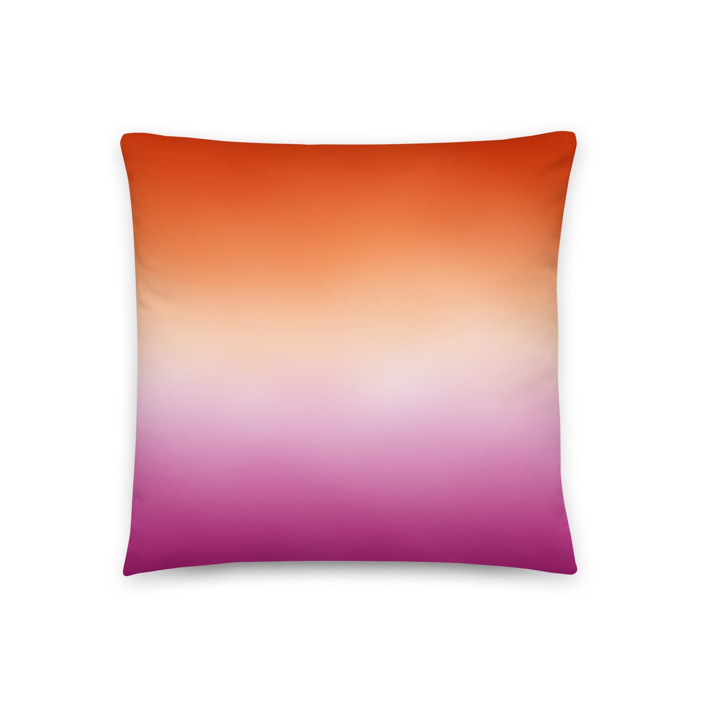 Lesbian Pride Butterfly Print Throw Pillow all-over-print-basic-pillow-18x18-back-6551323205198