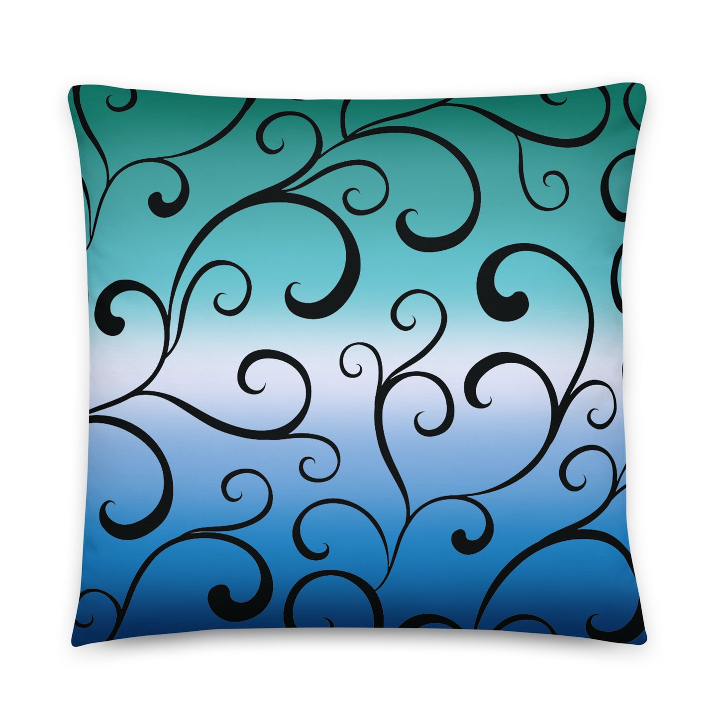 Gay MLM Vincian Pride Swirl Throw Pillow all-over-print-basic-pillow-22x22-back-6551334ff039e