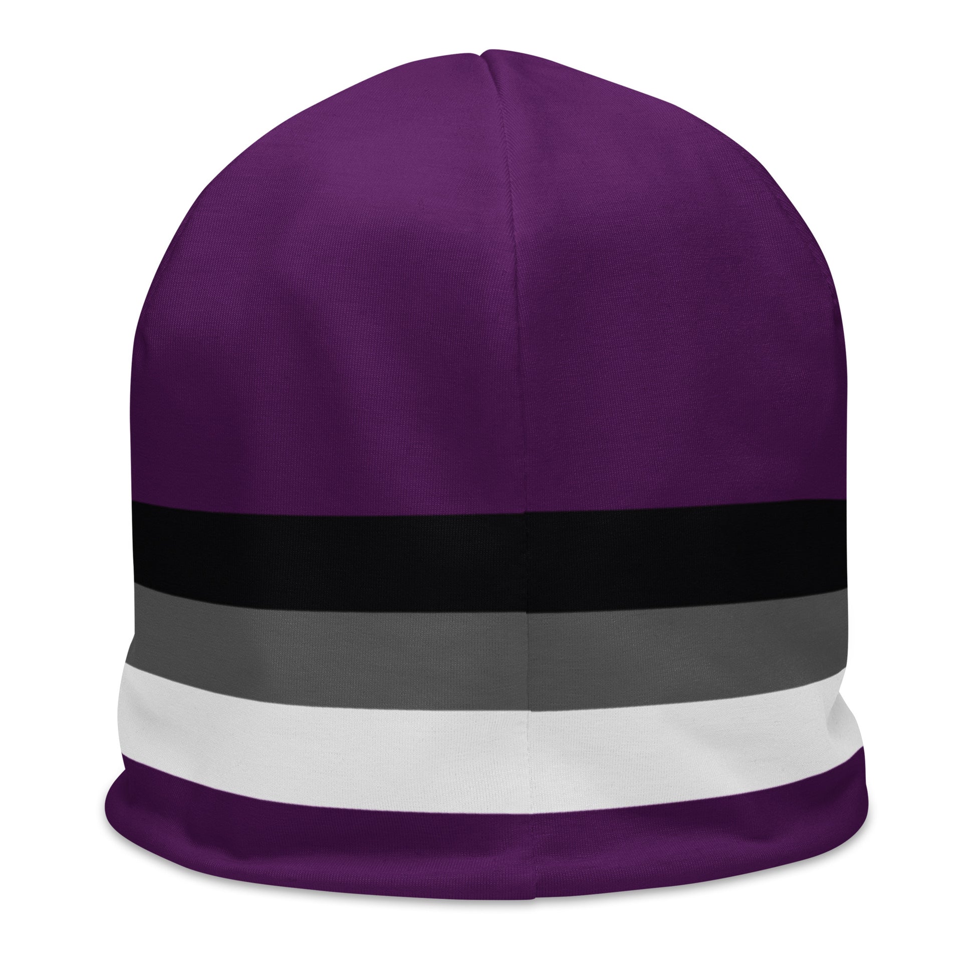 Asexual Ace Pride Beanie all-over-print-beanie-white-back-652d66be8a153