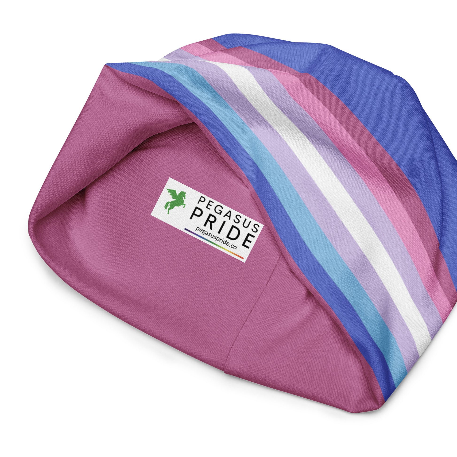 Bigender Pride Flag Beanie Bigender all-over-print-beanie-white-inside-652d6896ebd33